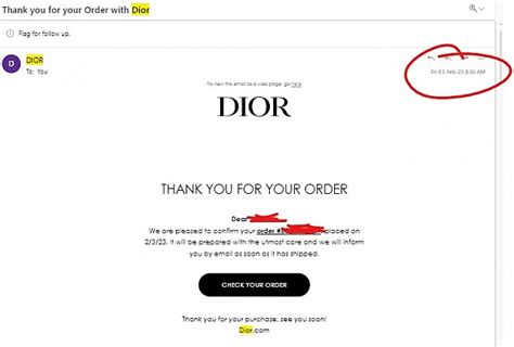 cancel dior order|Dior order status.